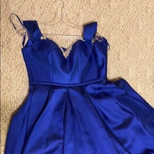 Beautiful royal blue ball gown